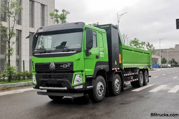 Sinotruk V7-X 31T 8X4(12 wheels) 8m Battery Swap Electric Dump Truck 282kWh Exterior (3) | 86Trucks
