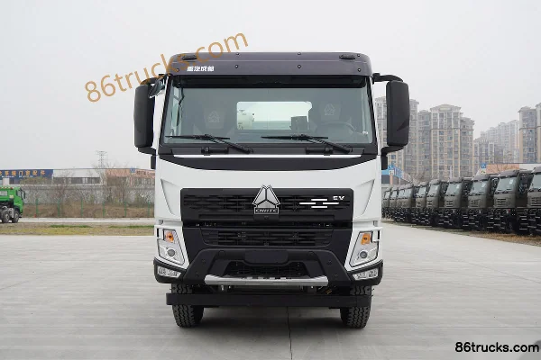 Sinotruk V7-X 31T 8X4(12 roues) 8 m³ camion malaxeur électrique pur 282kWh Extérieur (2) | 86Trucks