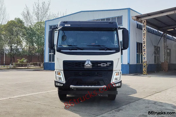 Sinotruk V7-X 31T 8X4(12 wheels) 7m³ Battery Swap Electric Concrete Mixer Truck 282kWh Exterior (2) | 86Trucks