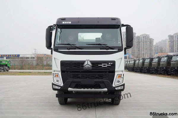 Sinotruk V7-X 31T 8X4(12 roues) camion malaxeur à béton électrique pur 7 m³ 350 kWh Extérieur (2) | 86Trucks