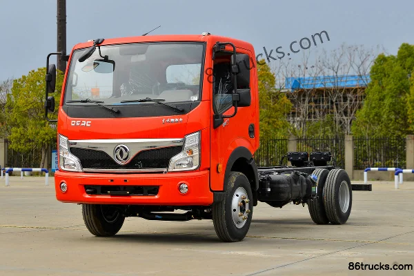 Dongfeng Furika F6 137 hp 4X2(6 wheels) 4.17m single-row flatbed light truck Exterior (3) | 86Trucks