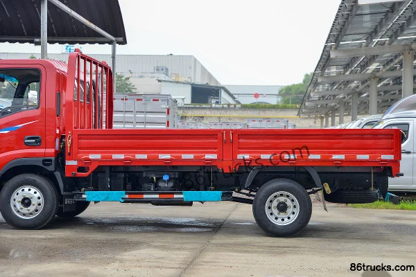 Ouling S3 150 hp 4X2(6 wheels) 4.15m Single Row Flatbed Light Truck (China VI) Body (2) | 86Trucks