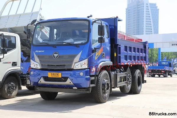 Foton KingKong 245hp 6X2(8 wheels) 4.35m Dump Truck (Lifting Axle) Exterior (3) | 86Trucks