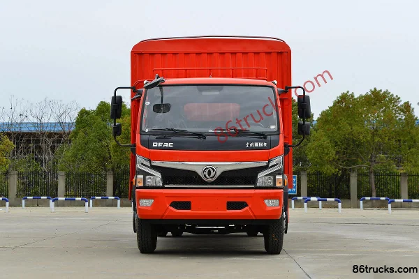 Dongfeng F8 129hp 4X2(6 wheels) 5.15m CNG half-cab stake cargo truck Exterior (2) | 86Trucks