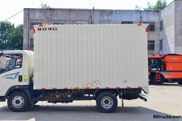 Sinotruk HOWO Hanjun 150hp 4X2(6 wheels) 4.15m single-row van light truck Body (2) | 86Trucks