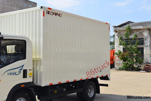 Sinotruk HOWO Hanjun 150hp 4X2(6 wheels) 4.15m single-row van light truck Body (1) | 86Trucks