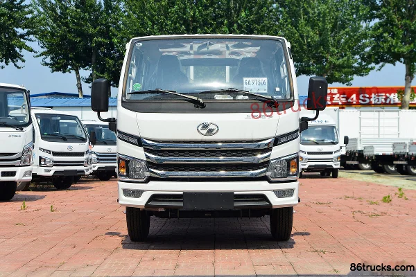 Yuejin Fuxing S100V 116 hp 4X2(6 wheels) 3.2m double-row flatbed small truck Exterior (2) | 86Trucks