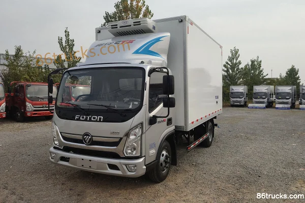 Foton Big Yellow Bee MINI 170hp 4X2(6 wheels) 5.1m Refrigerated Truck Exterior