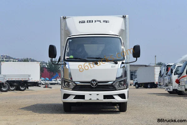 Foton Aoling M Card 142hp 4X2(6 wheels) 3.15m Double Row Wing Opening Van Mini Truck Exterior (2) | 86Trucks