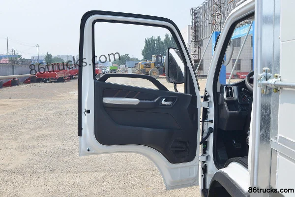 Foton Aoling M Card 142hp 4X2(6 wheels) 3.15m Double Row Wing Opening Van Mini Truck Cab (1) | 86Trucks