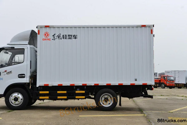 Dongfeng Duolika D5 Ruineng 132 ch 4X2(6 roues) 3,8 m camion léger fourgon simple cabine (China VI) Carrosserie (2) | 86Trucks