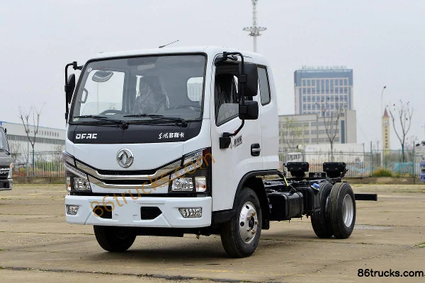 Dongfeng Duolika D5 Ruineng Edition 132 hp 4X2(6 wheels) 3.4m Semi-row Flatbed Light Truck (China VI) Exterior (3) | 86Trucks