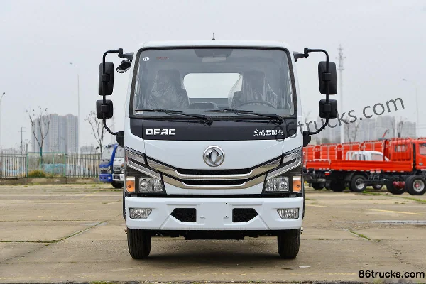 Dongfeng Duolika D5 Ruineng Edition 132 hp 4X2(6 wheels) 3.4m Semi-row Flatbed Light Truck (China VI) Exterior (2) | 86Trucks