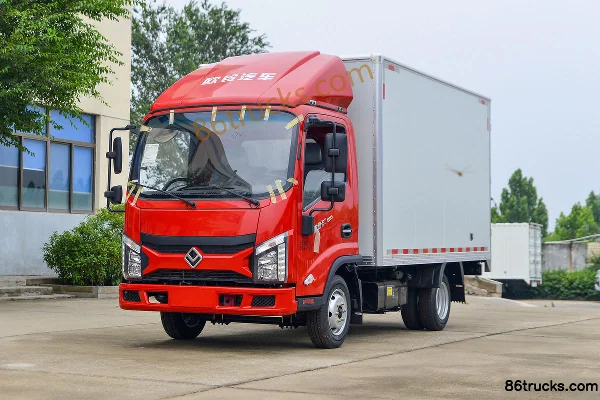 Ouling JinLiKa II 129 ch 4X2(6 roues) 3,8 m camion léger fourgon cabine approfondie (China VI) Extérieur (3) | 86Trucks