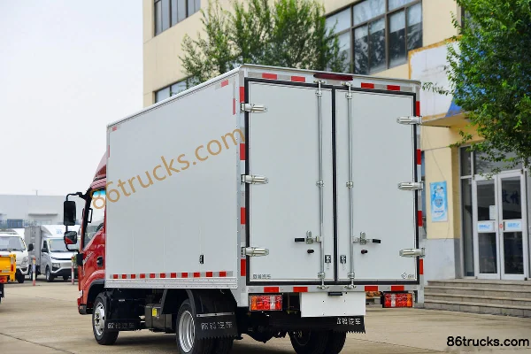 Ouling JinLiKa II 129 ch 4X2(6 roues) 3,8 m camion léger fourgon cabine approfondie (China VI) Carrosserie (3) | 86Trucks