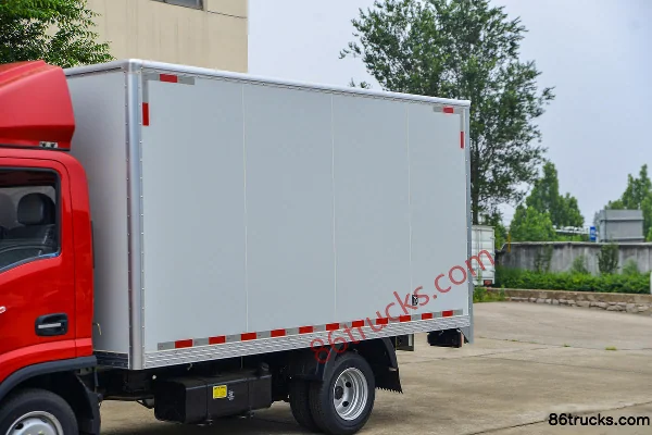 Ouling JinLiKa II 129 ch 4X2(6 roues) 3,8 m camion léger fourgon cabine approfondie (China VI) Carrosserie (1) | 86Trucks