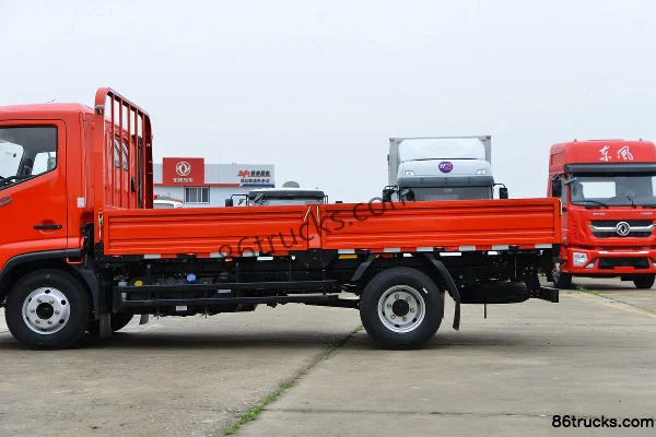 Dongfeng Duolika D6-L Super Power Standard Edition 140hp 4X2(6 wheels) 4.2m Single Row Flatbed Light Truck (Fast Gear 8-speed) Body (2) | 86