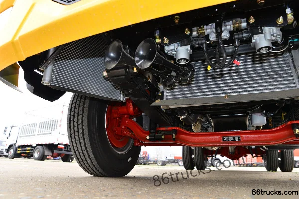 Dongfeng Duolika D6-S 2018 Model 140 hp 4X2(6 wheels) 3.25m double-row cab flatbed truck (China VI) Chassis (2) | 86Trucks