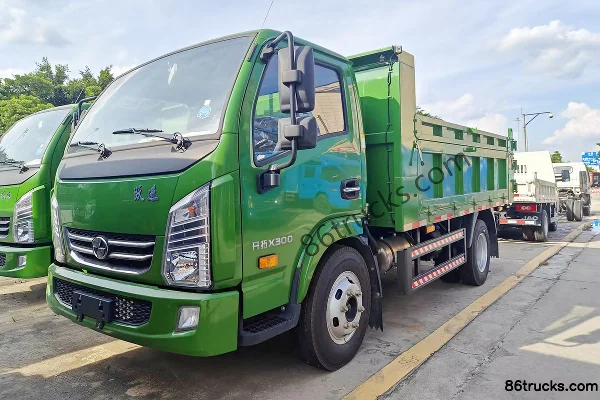 Yuejin Kaituo X300 122 hp 4X2(6 wheels) 3.6m Dump Truck Exterior (2) | 86Trucks