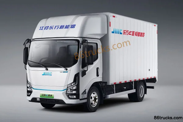 JMC E-Luda Medium Body Express Logistics Edition Air Brake 4.2m Single Row Pure Electric Van Truck CATL 100.46kWh 4X2(6 wheels) Exterior (3)