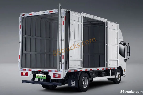 JMC E-Luda Medium Body Express Logistics Edition Air Brake 4.2m Single Row Pure Electric Van Truck CATL 100.46kWh 4X2(6 wheels) Cab (2) | 86