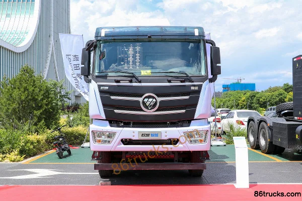 Foton Auman Zhilan 8X4(12 roues) 5,6 m camion benne électrique pur 423 kWh Extérieur (2) | 86Trucks