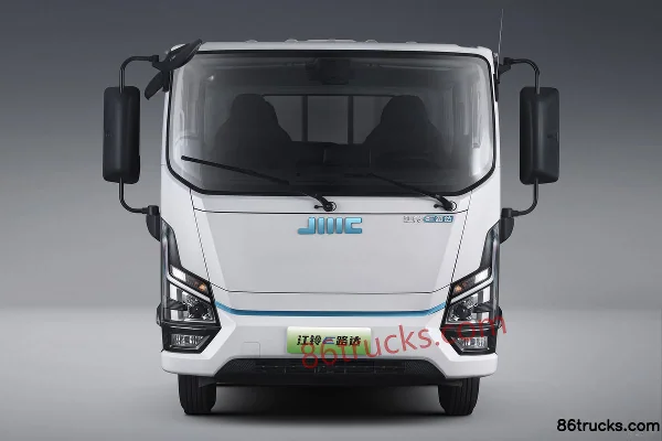 JMC E-Luda Medium Body Municipal Engineering Edition Hydraulic Brake 3.2m Double Row Pure Electric Flatbed Light Truck CATL 77.28kWh 4X2(6 w