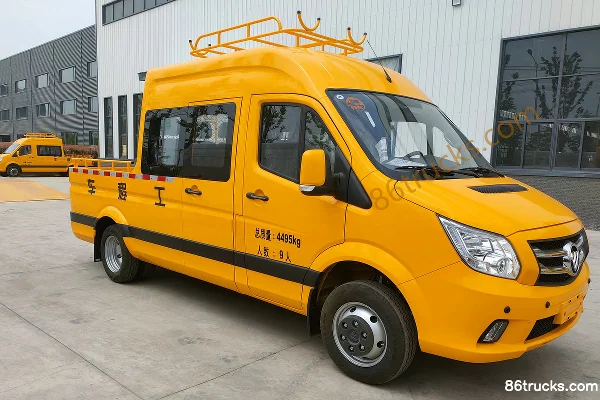 Foton Commercial Vehicle Tuyano 2023 Supreme Edition 177 hp 2.8T diesel 2WD 9-seat dump truck work truck Exterior