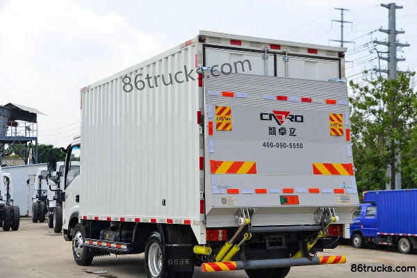 Ouling Jiyun Supreme Edition 150hp 4X2(6 wheels) 4.15m Single Row Van Light Truck (China VI) Body (3) | 86Trucks