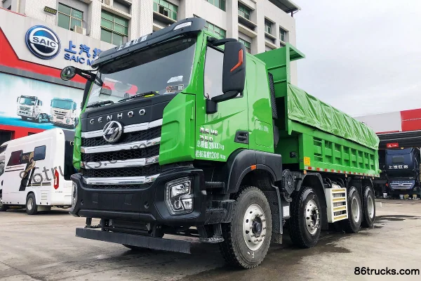 SAIC Hongyan Jiehu H6 350hp 8X4(12 wheels) 6m dump truck Exterior (2) | 86Trucks