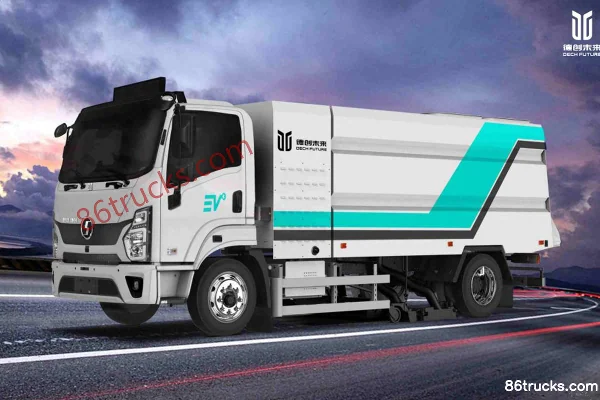 Proton Auto Dechuang Battery-Electric Truck vacuum sweeper truck