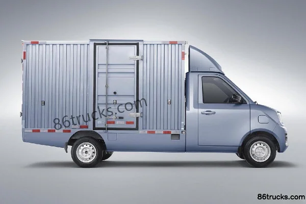Foton Xiangling Q 3T 2.73m Single Row Pure Electric Box Van Mini Truck 41.86kWh 4X2(6 wheels) Exterior (3) | 86Trucks