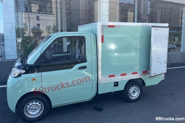 Leichi Ren T10 1,5T 1,76 m camion fourgon électrique cabine simple micro 12,3 kWh 4X2(6 roues) Carrosserie (1) | 86Trucks