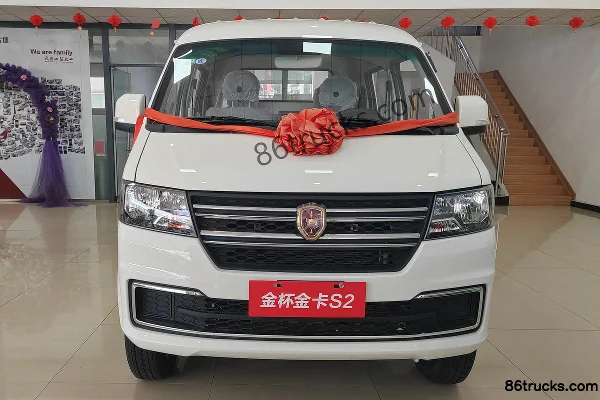 Jinbei Jinka S2 Comfort 1.6L 123 hp 4X2(6 wheels) Gasoline 2.51m double-row flatbed micro truck Exterior (2) | 86Trucks