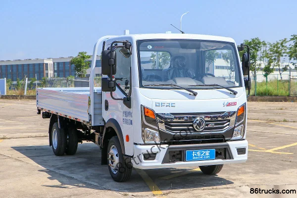 Dongfeng Kaipute K5 150hp 4X2(6 wheels) 4.02m single-row flatbed light truck Exterior