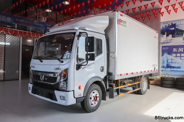 Dongfeng Kaipute Xingyun K6-M Édition Standard 163 ch 4X2(6 roues) 4,13 m camion frigorifique, cabine simple (China VI) Extérieur (3) | 86Tr
