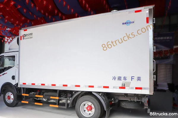 Dongfeng Kaipute Xingyun K6-M Édition Standard 163 ch 4X2(6 roues) 4,13 m camion frigorifique, cabine simple (China VI) Carrosserie (2) | 86