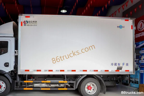 Dongfeng Kaipute Xingyun K6-M Édition Standard 163 ch 4X2(6 roues) 4,13 m camion frigorifique, cabine simple (China VI) Carrosserie (1) | 86