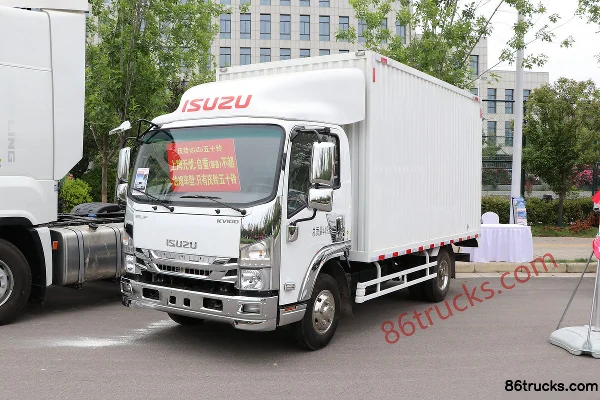 Isuzu KV100 132 ch 4X2(6 roues) camion léger fourgon à cabine simple 4,13 m (frein pneumatique) (China VI) Extérieur (3) | 86Trucks