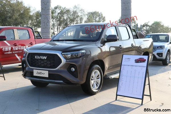 BAW Kalu Li Energy Edition 2.0T Gasoline 144hp Manual 2WD Long Wheelbase Double Cab Pickup Truck (Payload 795KG) (3) | 86Trucks