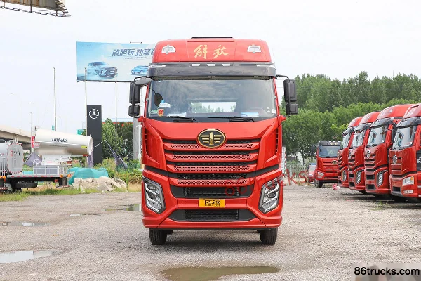 FAW Jiefang J6V Green Pass Edition 520 ch 8X4(12 roues) 9.5 m AMT automatic transmission flatbed truck (hydraulic retarder) Extérieur (2)