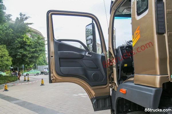 Foton Aoling Big Hornet MINI Edition 170hp 4X2(6 wheels) 5.15m Single-row Flatbed Cargo Truck Cab (1) | 86Trucks
