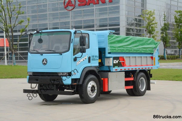 SANY 18T 4X2(6 roues) 4 m camion benne électrique 141 kWh Extérieur (3) | 86Trucks