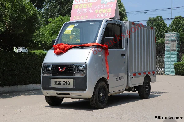 Wuling E10 0.885T 1.625m Single Row Pure Electric Van Micro Truck 4X2(6 wheels) Exterior (3) | 86Trucks