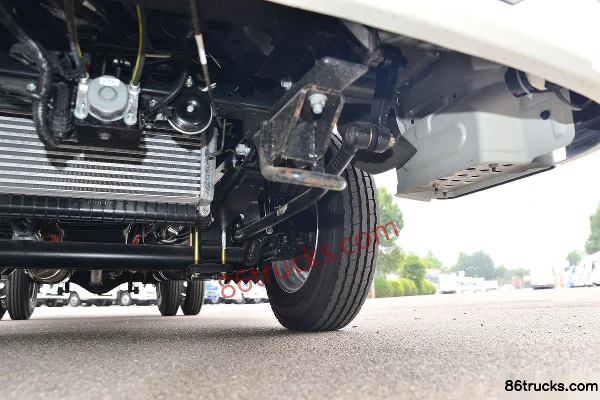 JAC Yunduoduo N1 95 ch 4X2(6 roues) camion léger à ridelles simple cabine 3,7 m Châssis (3) | 86Trucks