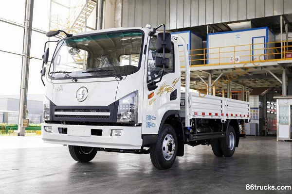 SHACMAN Commercial Vehicle Delong G1 Standard Load 170hp 4X2(6 wheels) 4.18m Single Row Flatbed Light Truck Exterior (3) | 86Trucks