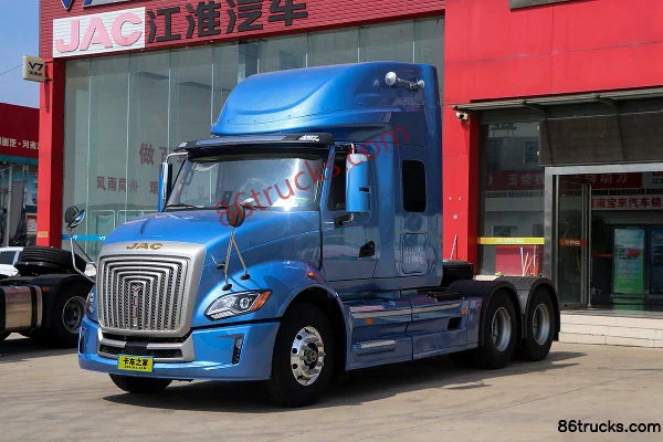 JAC Gallop V5 Heavy Truck 560 hp 6X4(10 wheels) AMT Automatic Long-nose Tractor Truck (China VI) Exterior (3) | 86Trucks