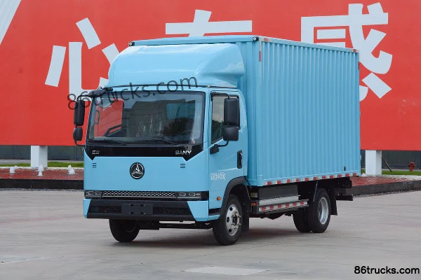 SANY Light Truck Jiangshan 4.5T 4.18m single-row pure electric box van light truck 84.48kWh 4X2(6 wheels) Exterior (3) | 86Trucks