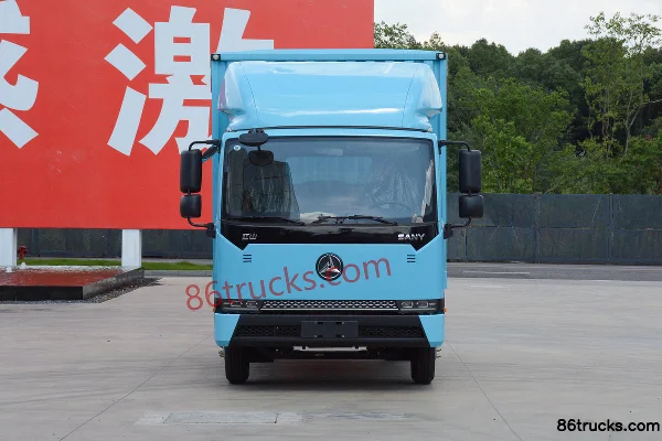 SANY Light Truck Jiangshan 4.5T 4.18m single-row pure electric box van light truck 84.48kWh 4X2(6 wheels) Exterior (2) | 86Trucks