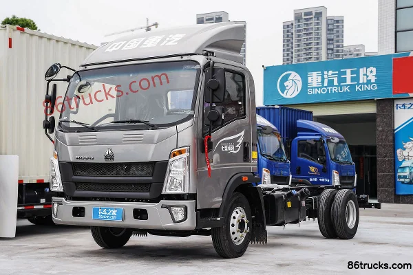 Sinotruk HOWO Han H 140 hp 4X2(6 wheels) 4.15m single-row cage cargo light truck (WLY 6-speed) Exterior (3) | 86Trucks
